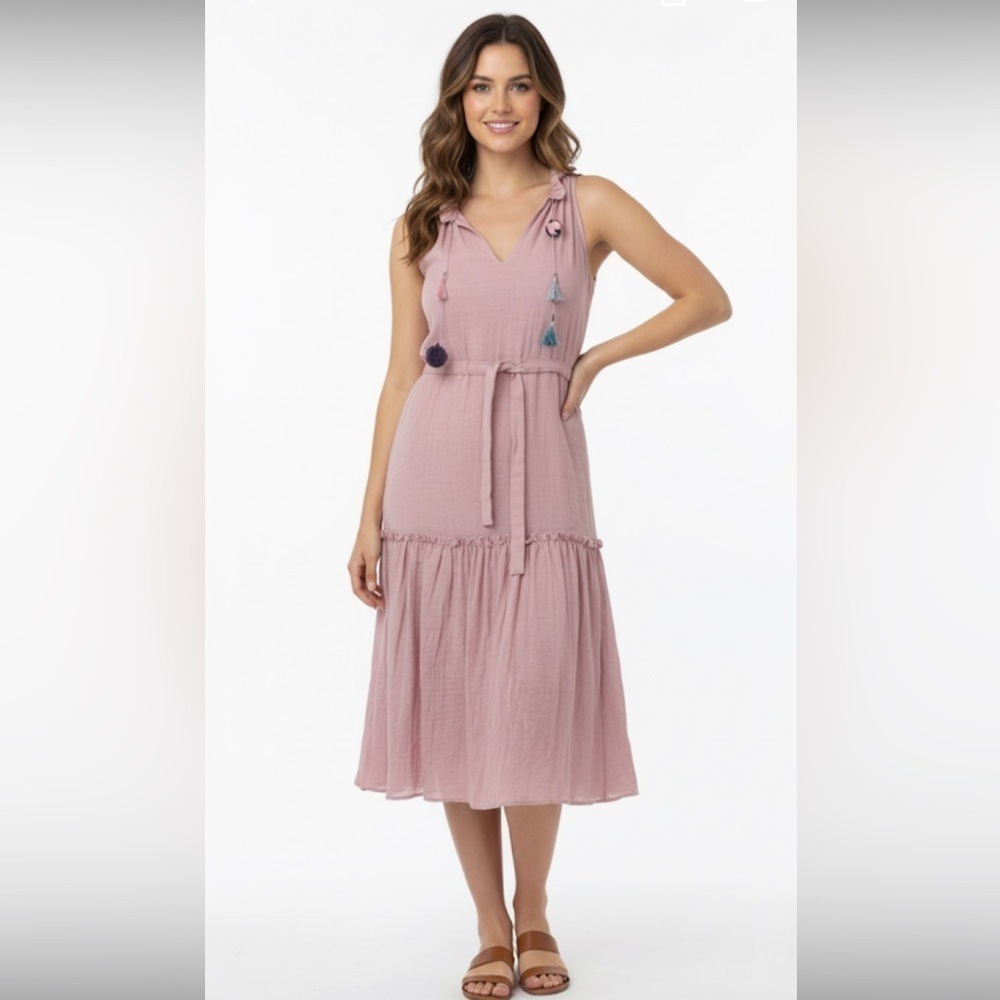 MISA size xsmall dusty rose maxi dress